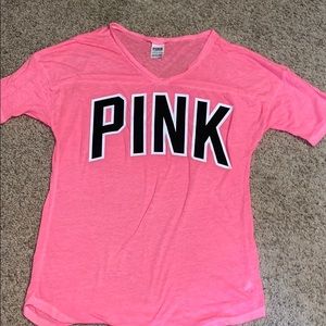 Pink Tee (Fits like Medium!!)